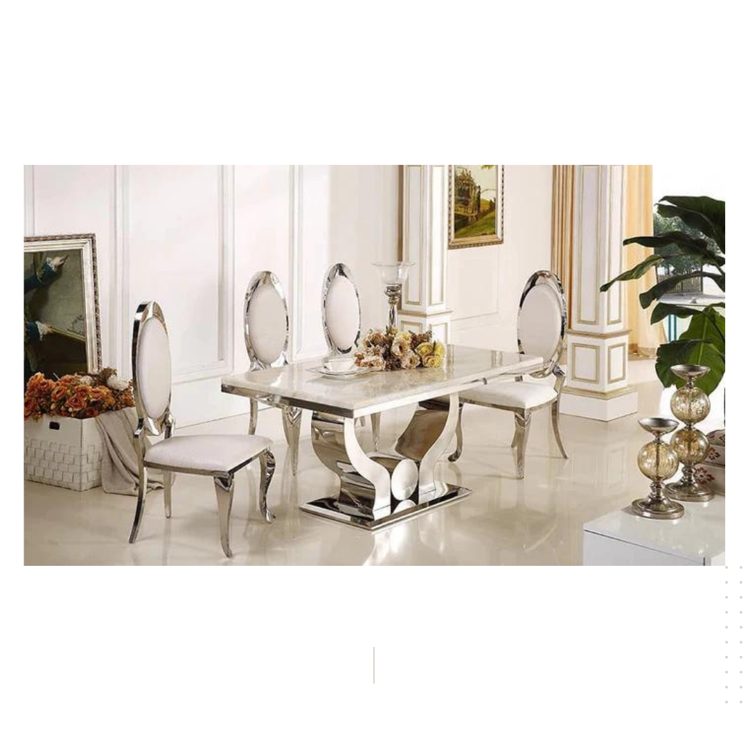 Monaco 6/8 Seater Luxe Dining Table