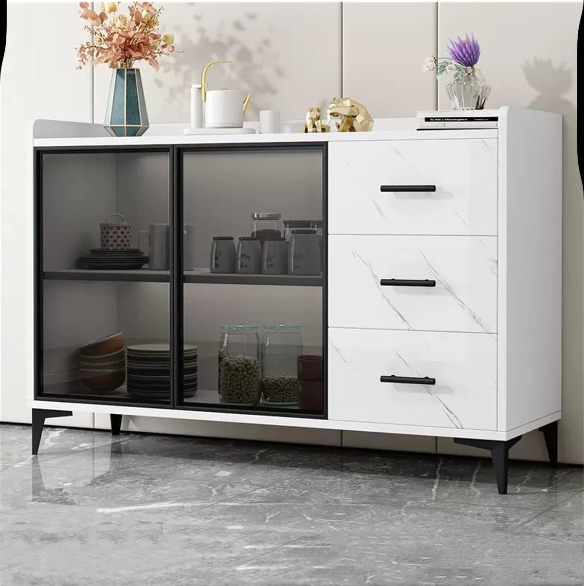 M-Furn Sideboard Wall Cabinet Modern Simple Living Scandinavian Style