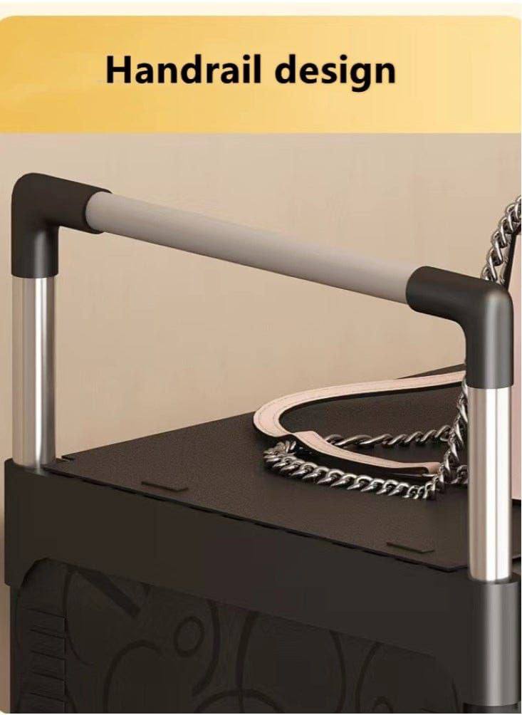 MHome Dust Proof Shoe Rack 5Tier Black