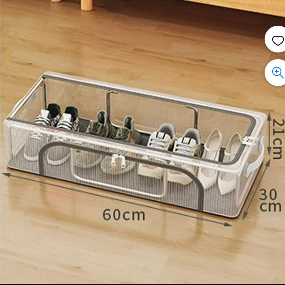 Multifunction PVC Shoe/Bedding Storage Organiser