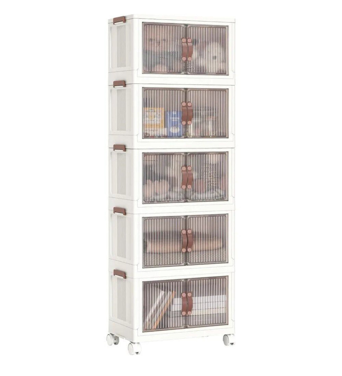 Plastic Storage Bins 5 & 4 Tier