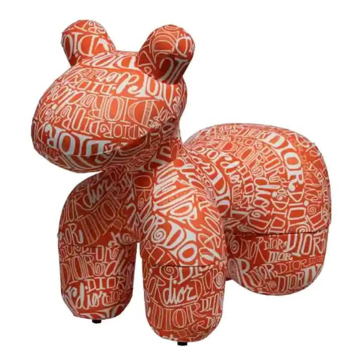 Pony Chair Orange & Green