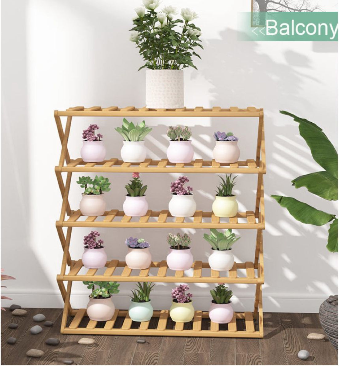 Home Garden Plant Multi Purpose Rack Storage Shelf Multi-Layer 68cm Width