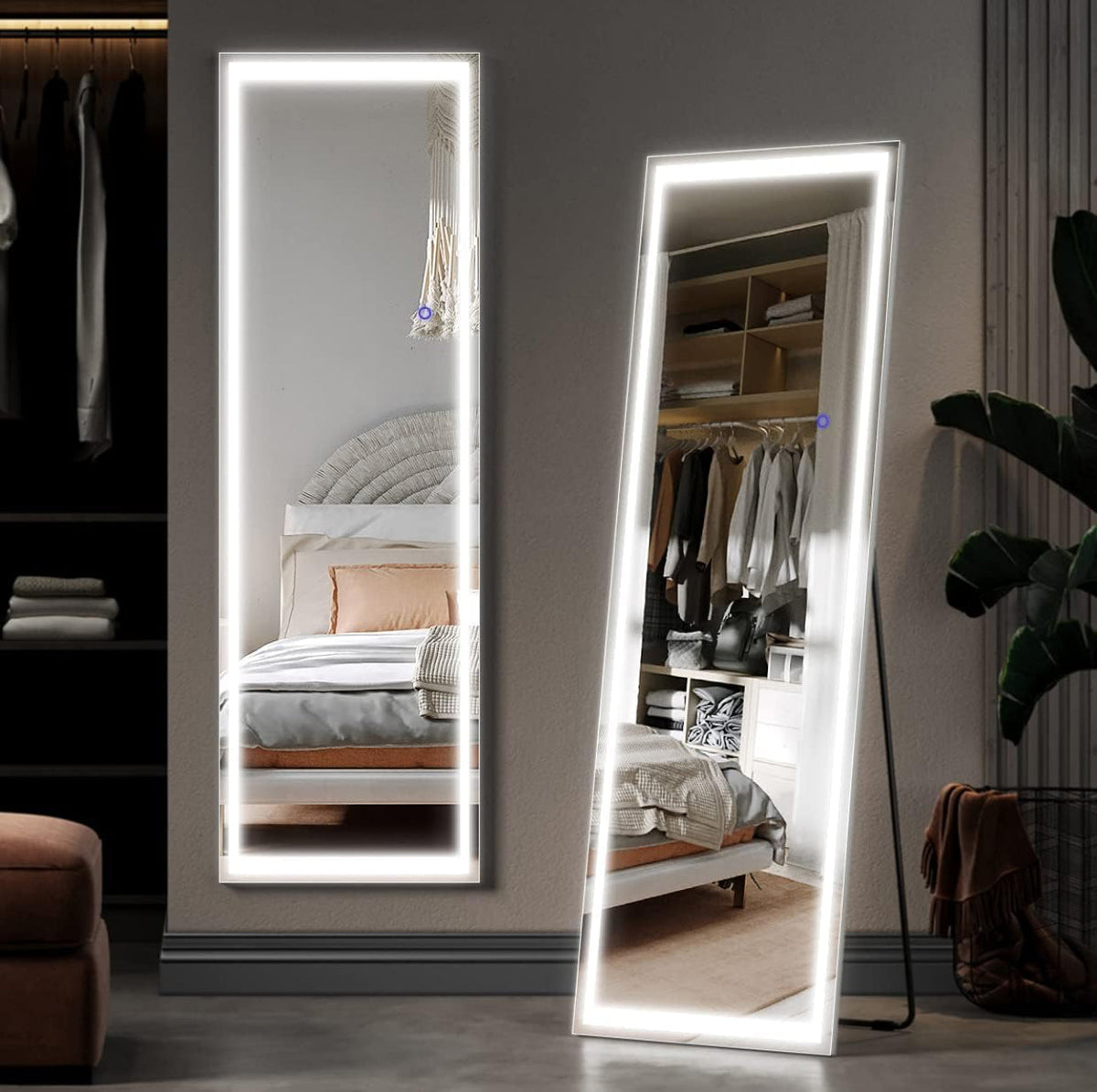 Frameless LED Mirror 160x50x3mm - Available in Cool White, Natural Light & Warm White
