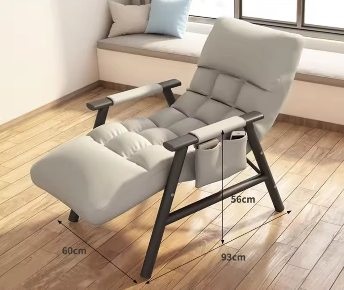 MFurn Retro Accent Chair Upholstered Lounge Chair With Arms