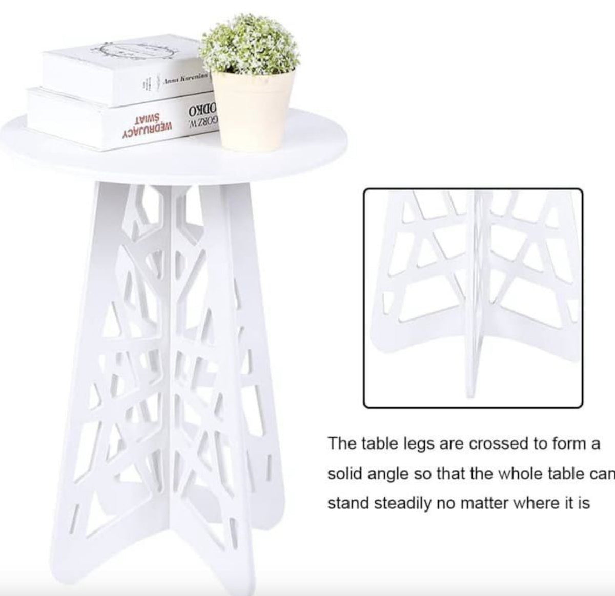 Side Stand/Table White