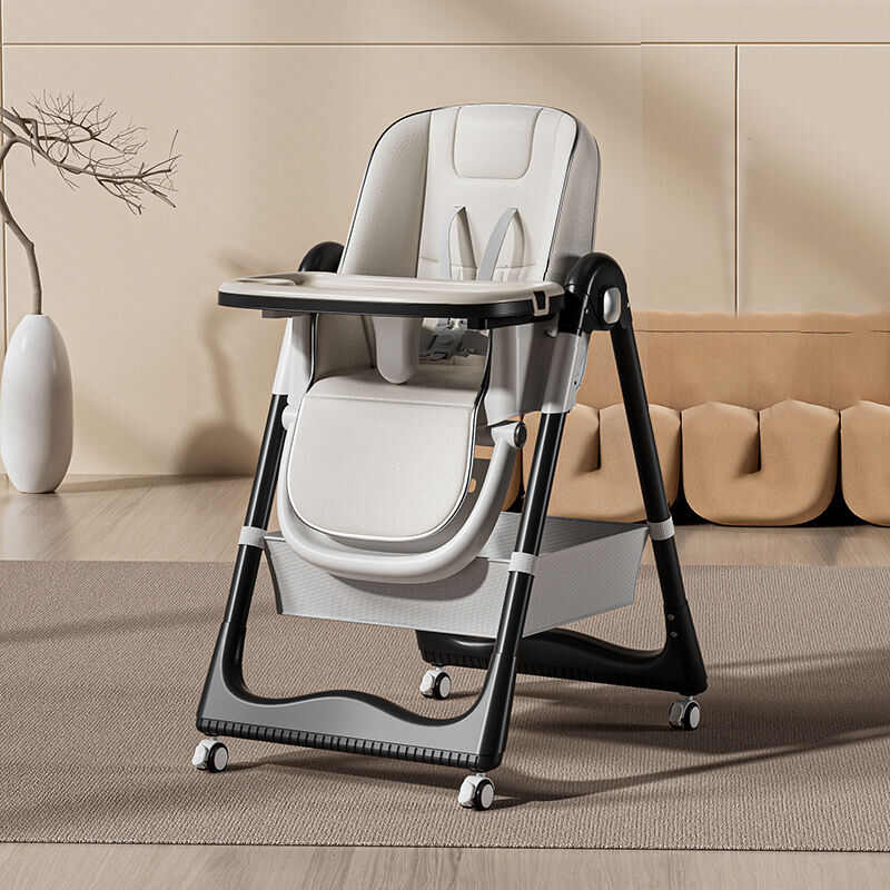 MBaby 3-in-1 Adjustable Baby High Chair – Reclining, Folding & Convertible