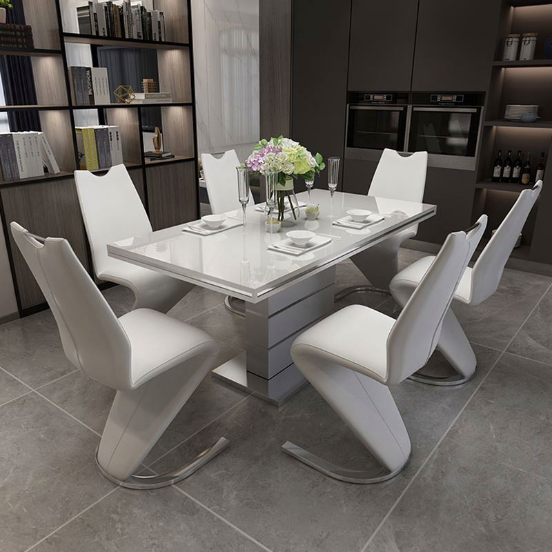 Emma 6/8 Seater Silver Dining Set
