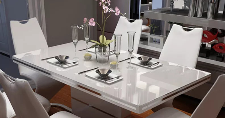 Emma 6/8 Seater Silver Dining Set