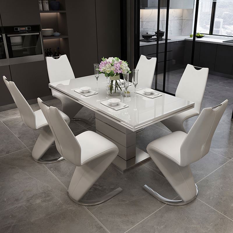 Emma 6/8 Seater Silver Dining Set