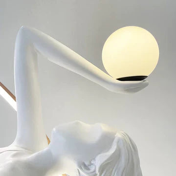 Athena Dancing Goddess Lamp Sculpture