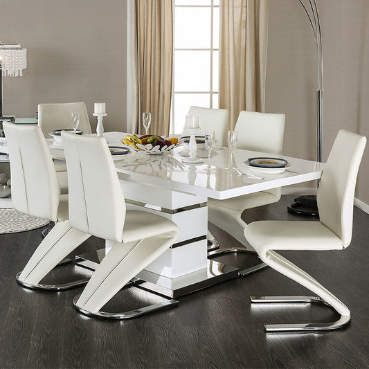 Emma 6/8 Seater Silver Dining Set