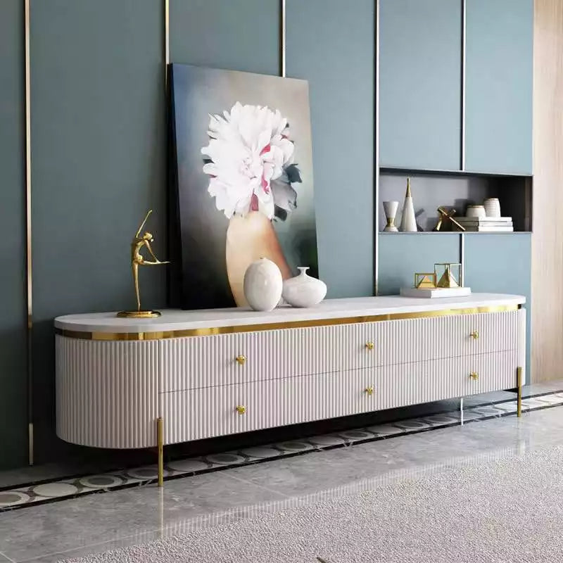 Aurora Plasma Stand & Coffee Table Set