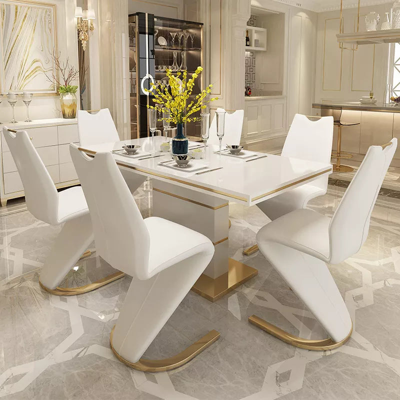 Emma 6/8 Seater Gold Dining Set