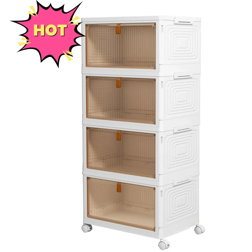 Plastic Storage Bins 5 & 4 Tier