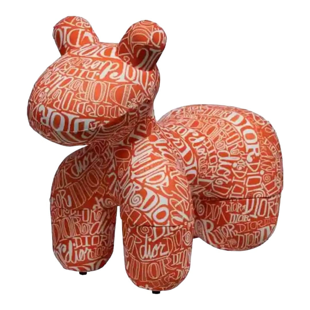 Pony Chair Orange & Green