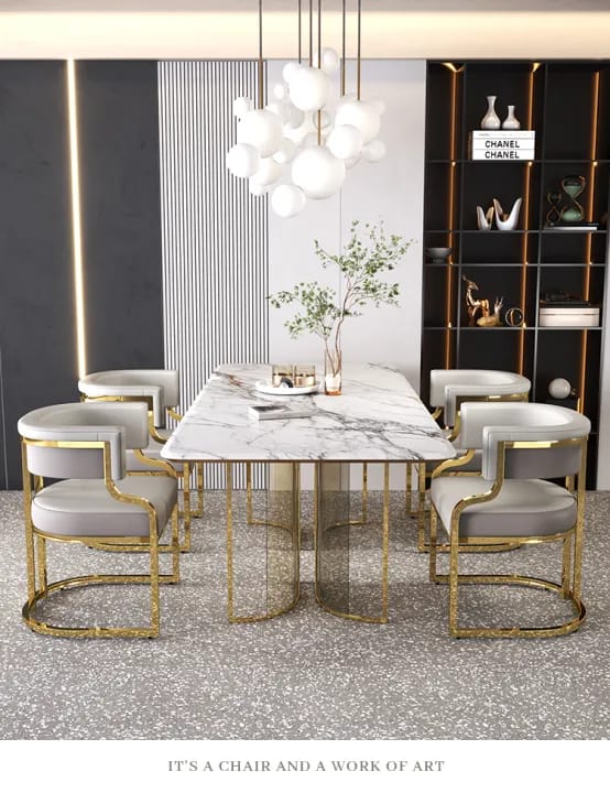 Cavario luxe dining chairs