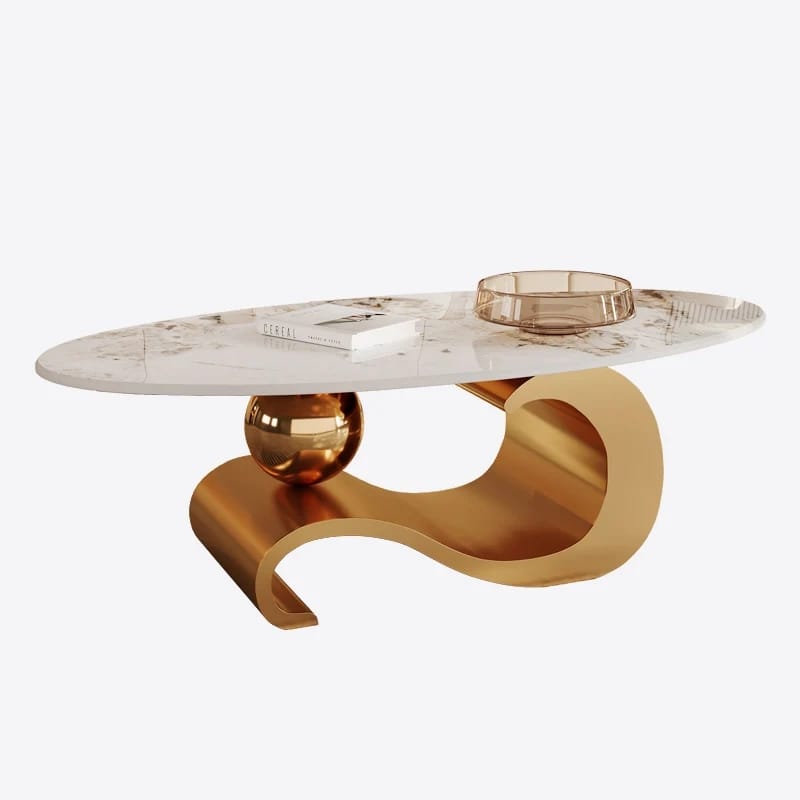 Valerius Curve Luxe Coffee Table