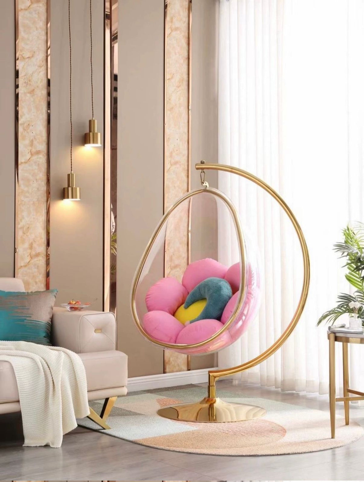 Capri Oval Acrylic Swing