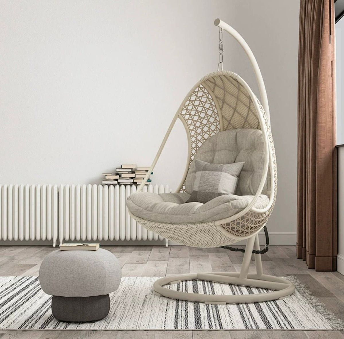 Lotus Rattan Swing