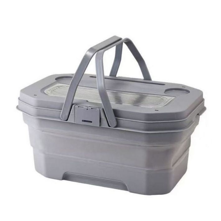 MHome Collapsable Picnic Basket/Cooler Combo-Various Colours