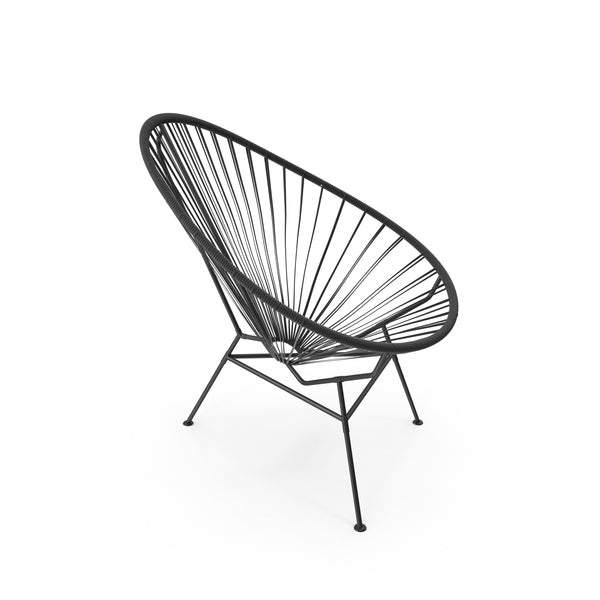 MFurn Levi 2pc Acapulco String Chair Set – Steel & PE Rattan Design - Various Colours
