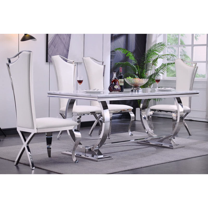 Estafani 8 Seater Marble Dining Table