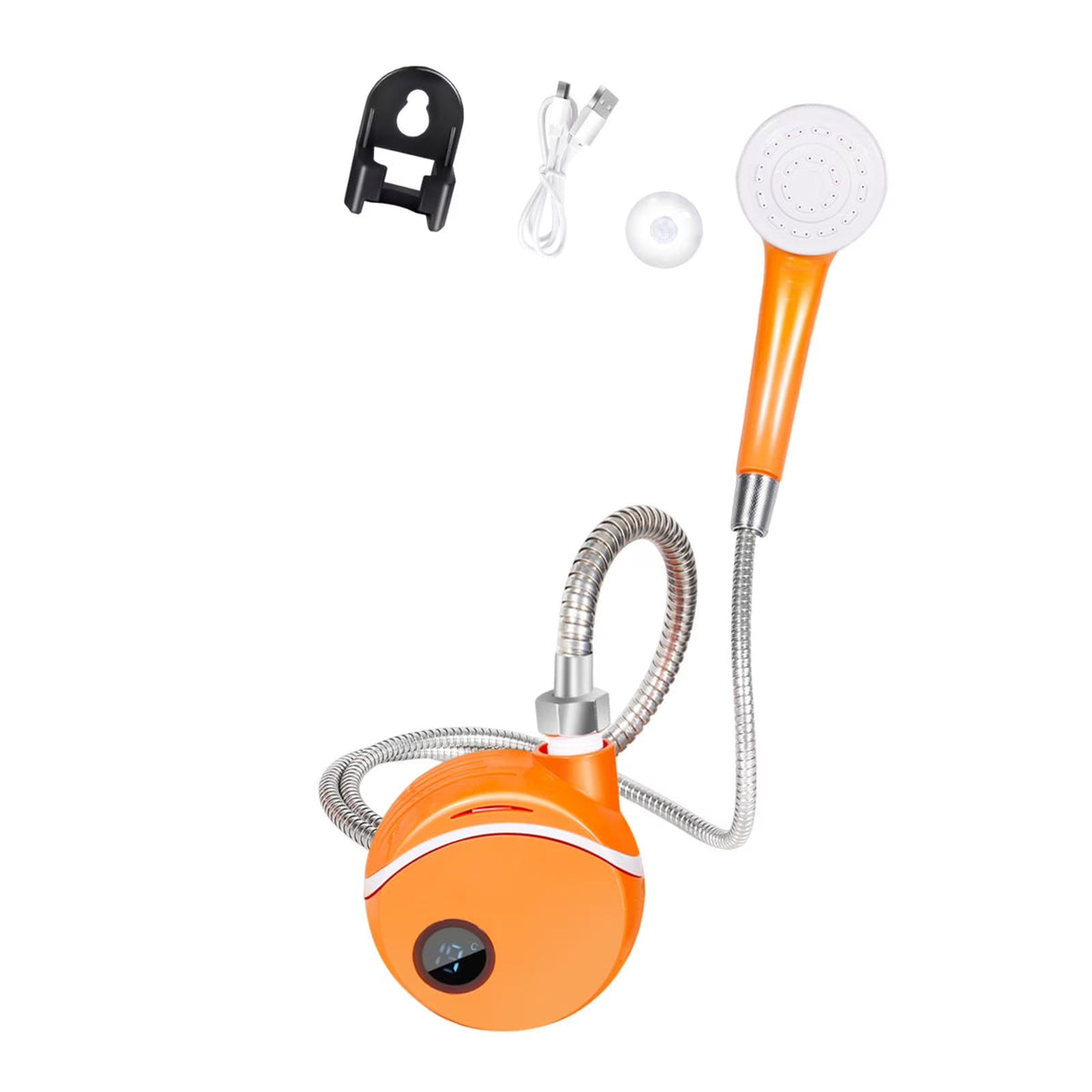 Portable Outdoor Camping Shower With Temperature Control & Pump | Compact Travel Shower