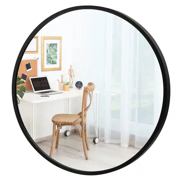 Hanging Aluminum Alloy Metal Frame Mirrors for Wall Decorative 60X60CM