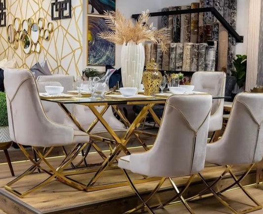 Audrey 6 seater dining set