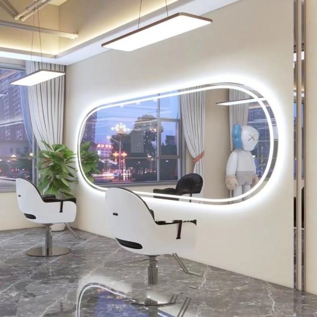 Frameless Illuminated Wall-Mounted Mirror with Demister Tempered Glass