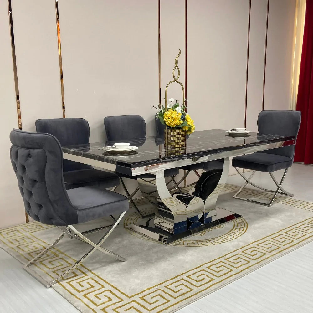 Monaco 6/8 Seater Luxe Dining Table