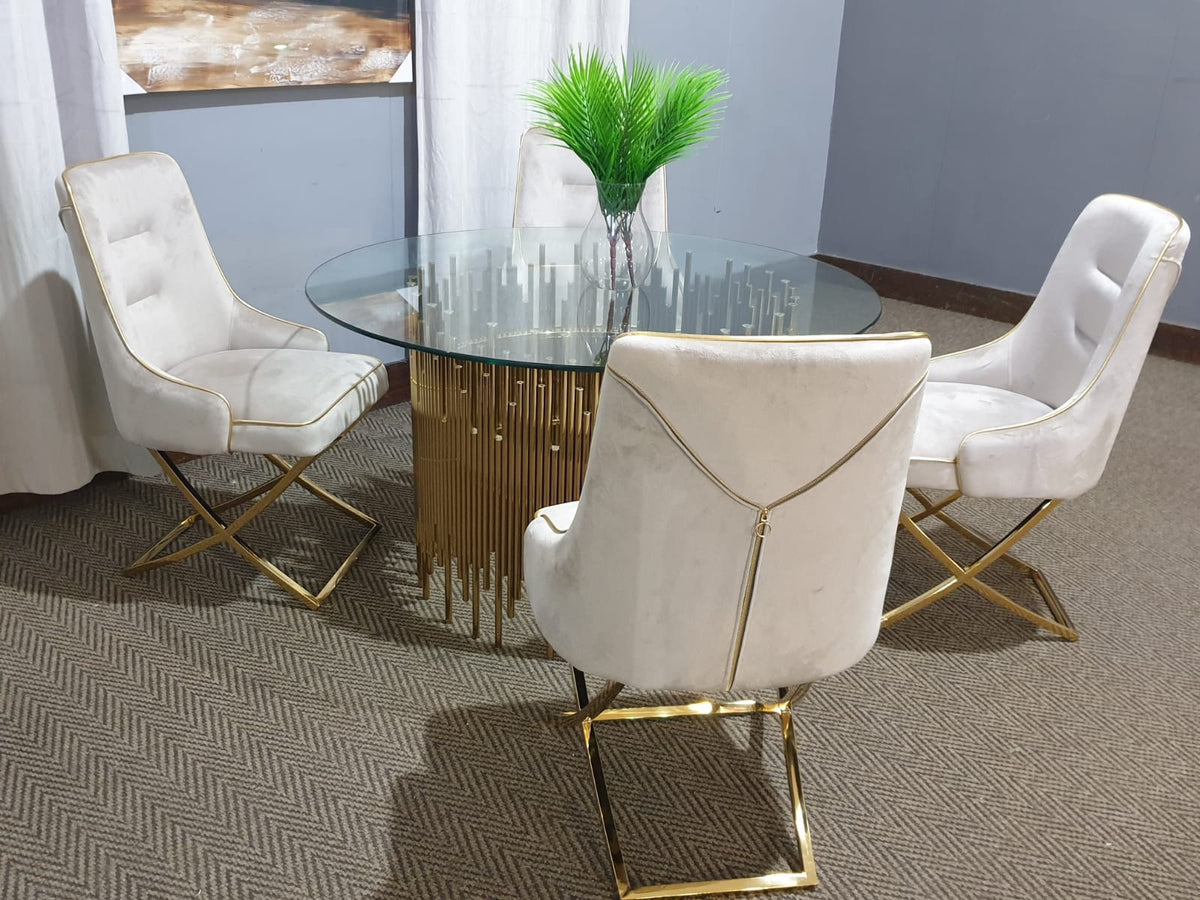 Genevieve 4 seater dining set
