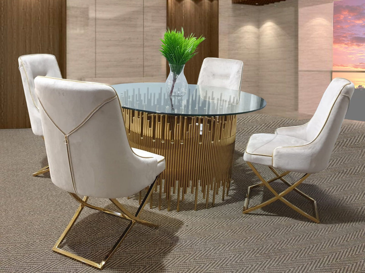 Genevieve 4 seater dining set