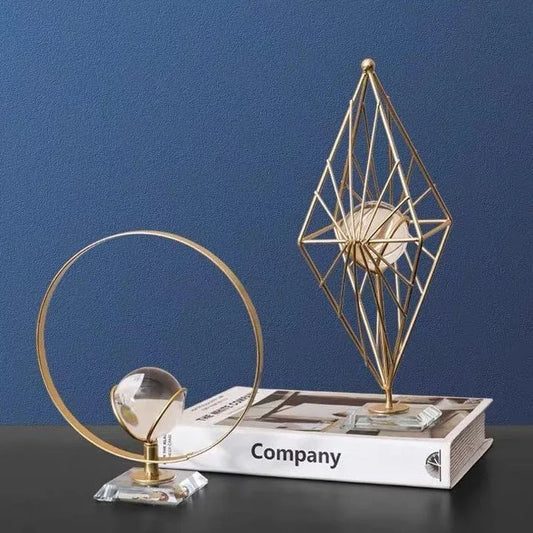 Crystal stand decor