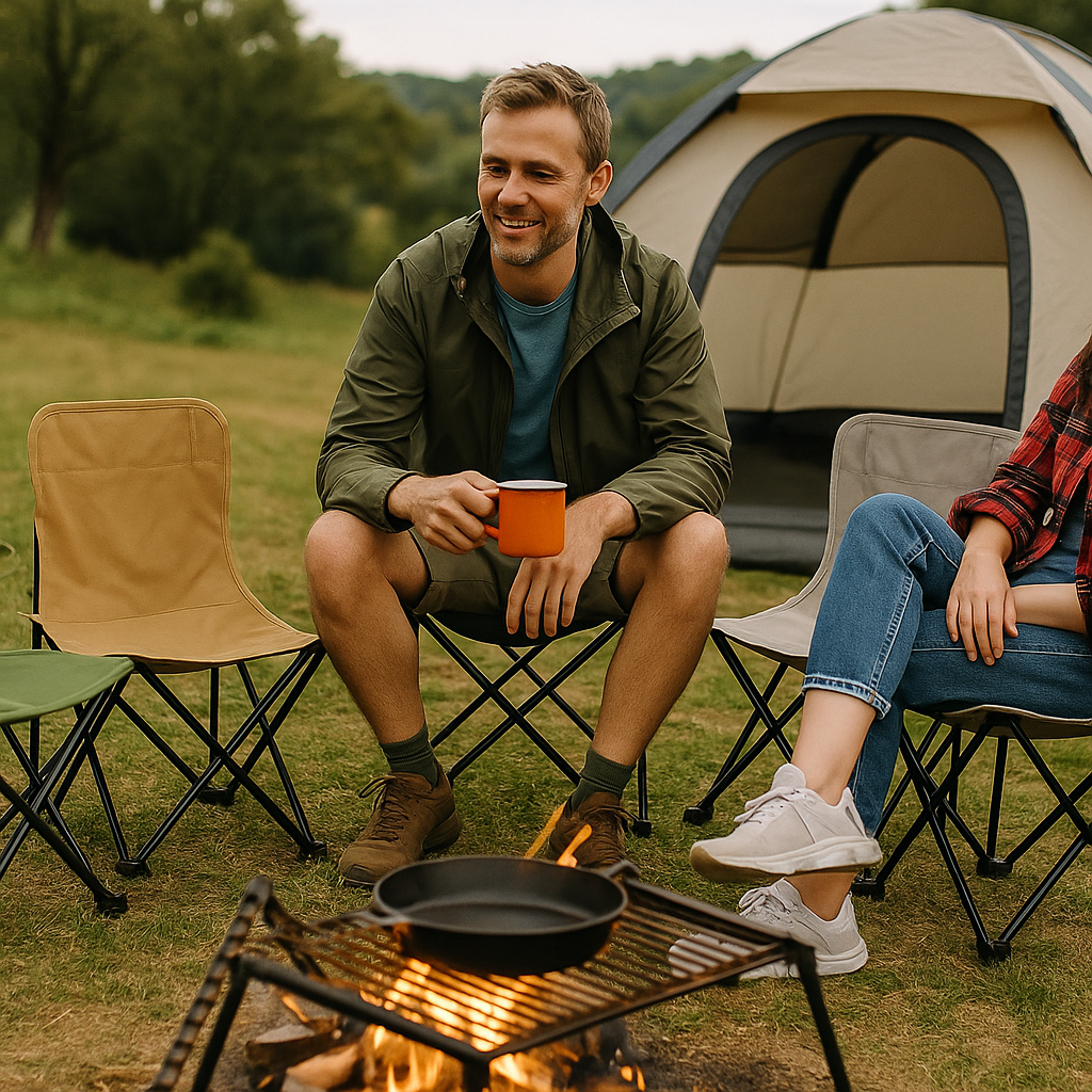 MHome Folding Camping Chair – Lightweight & Portable