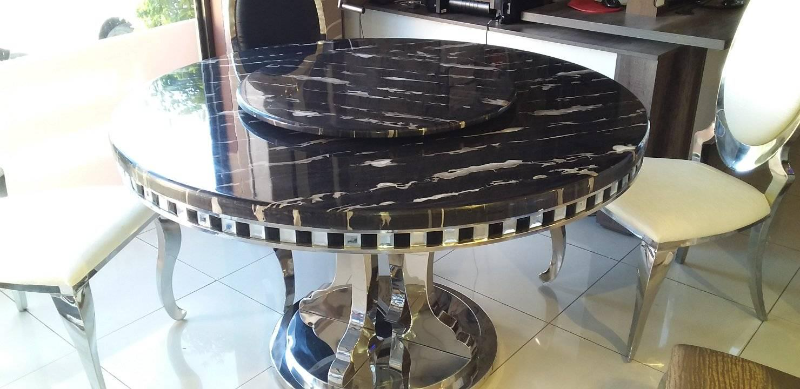 Roma Dining Set with Luxury Chairs