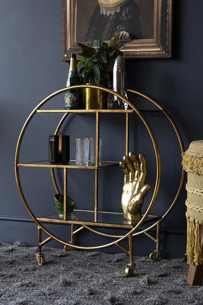 Tiffany bar cart