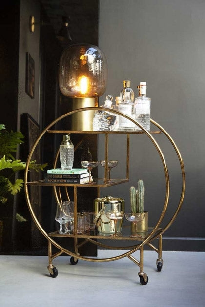 Tiffany bar cart