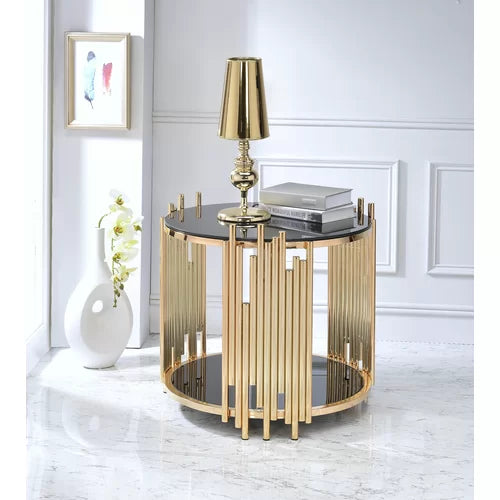 Azalea drum end table