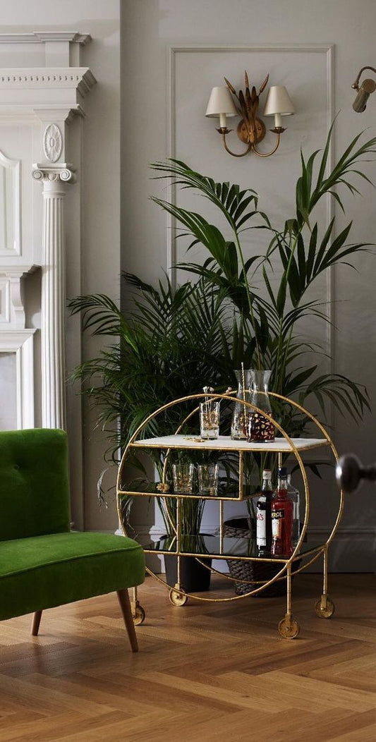 Tiffany bar cart