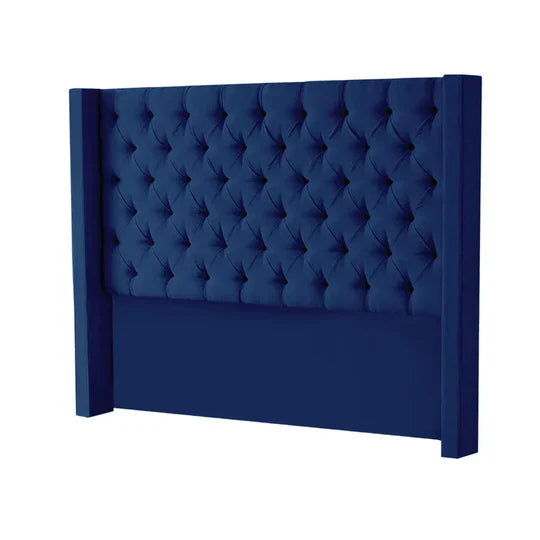 MFurn Tufted Wingback Velvet Headboard – Multiple Colours