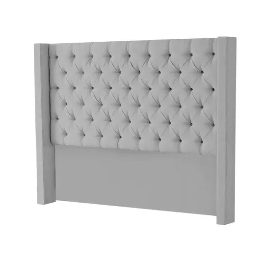 MFurn Tufted Wingback Velvet Headboard – Multiple Colours