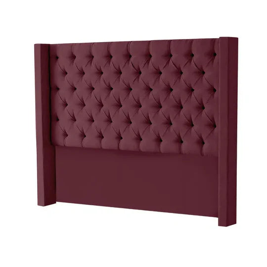 MFurn Tufted Wingback Velvet Headboard – Multiple Colours
