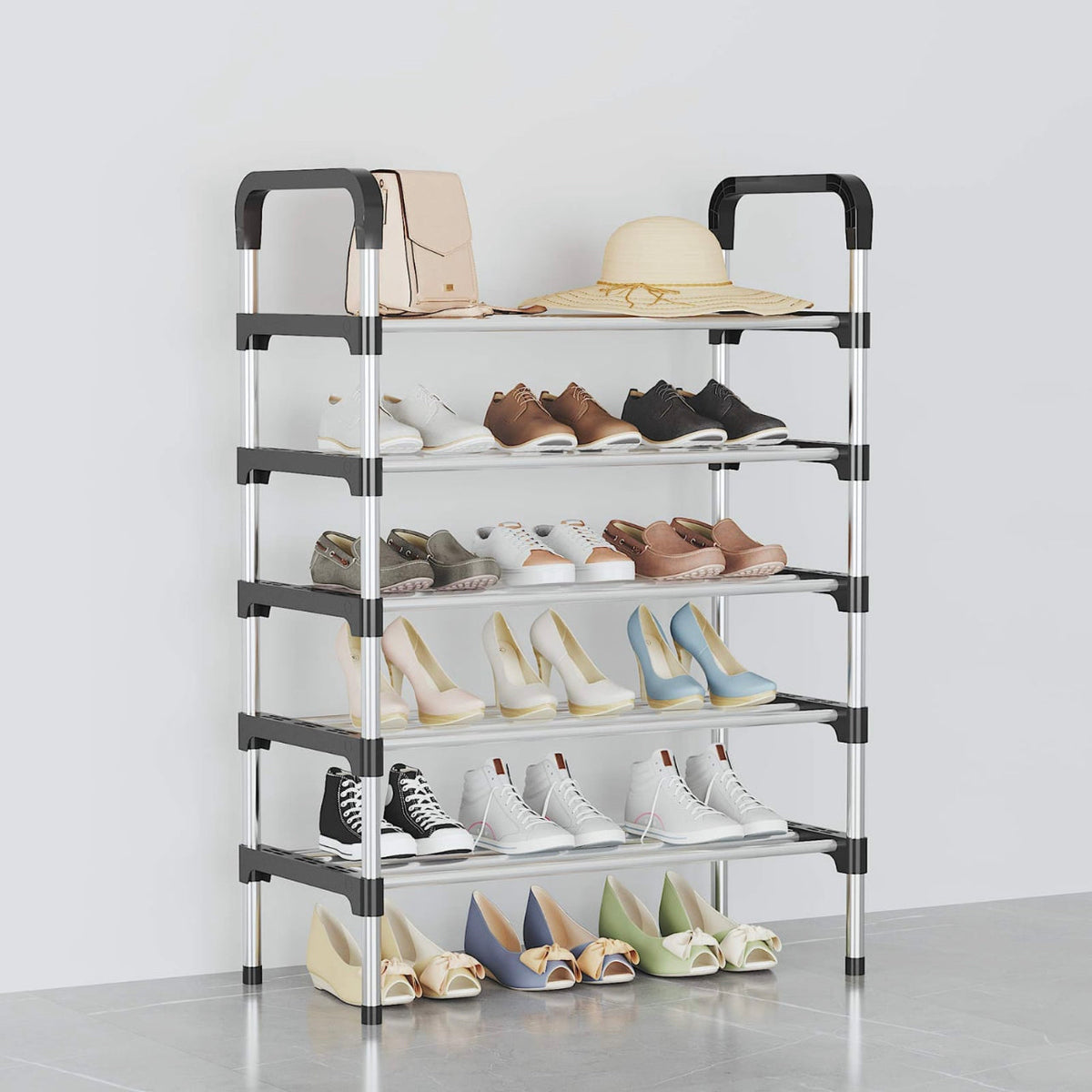 Shoe Rack 5tier Metal