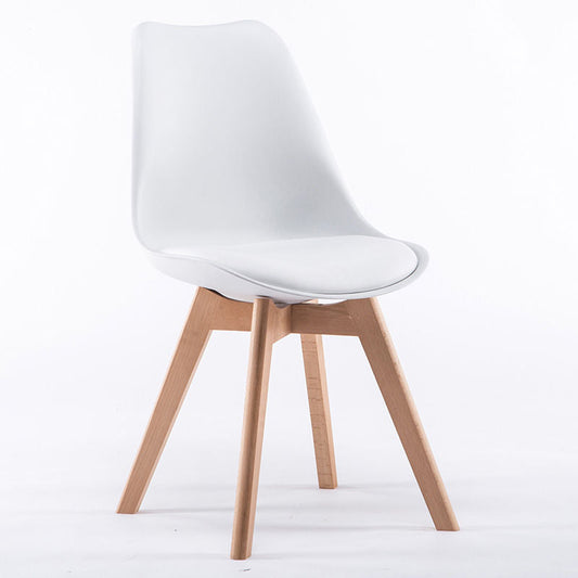 Luna Plastic Chair, White