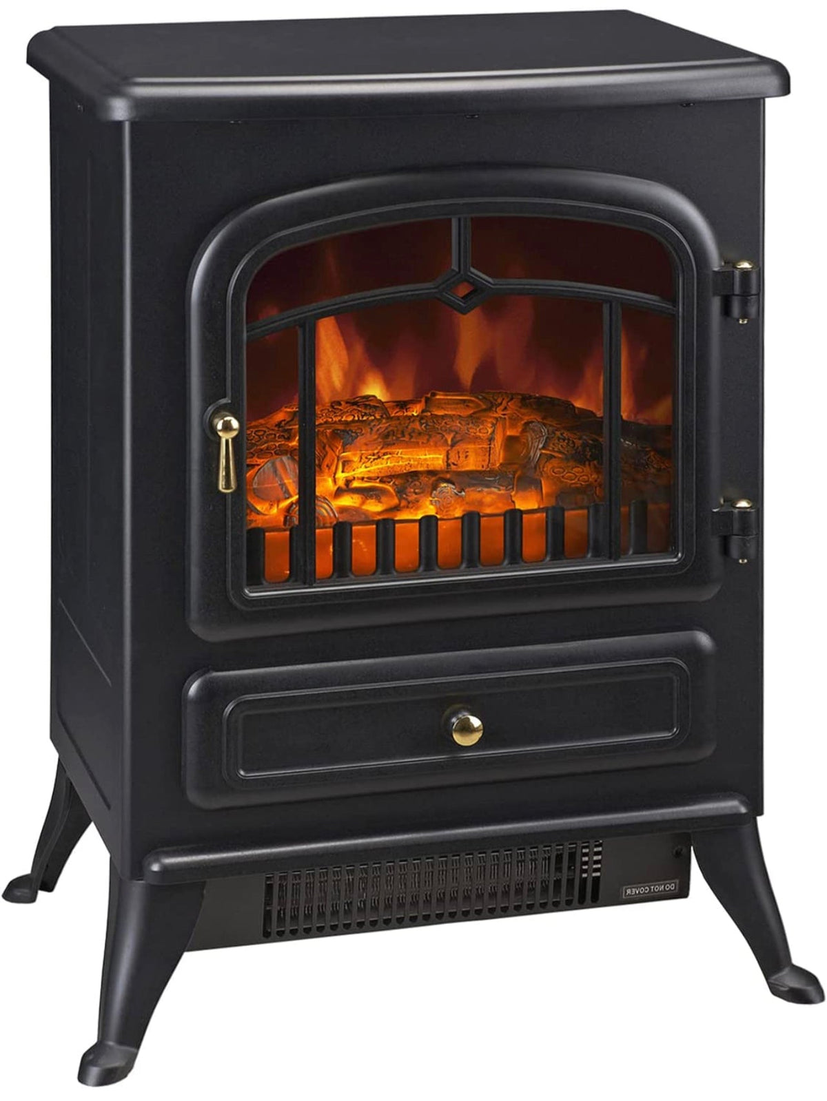 Freestanding Fireplace With Realistic Flames/Logs 1850w