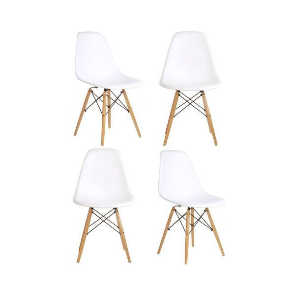 Modern Nordic Styled Dining Chairs Set 4