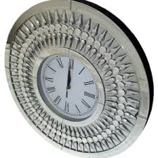 Crystal Mirrored Alarm Clock for Living Room Décor