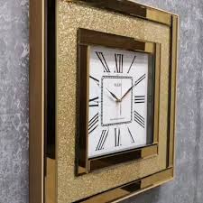 Crystal Mirrored Alarm Clock for Living Room Décor